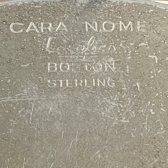 Vintage Cara Nome Boston Sterling Silver Powder Compact, - Picture 3 of 7